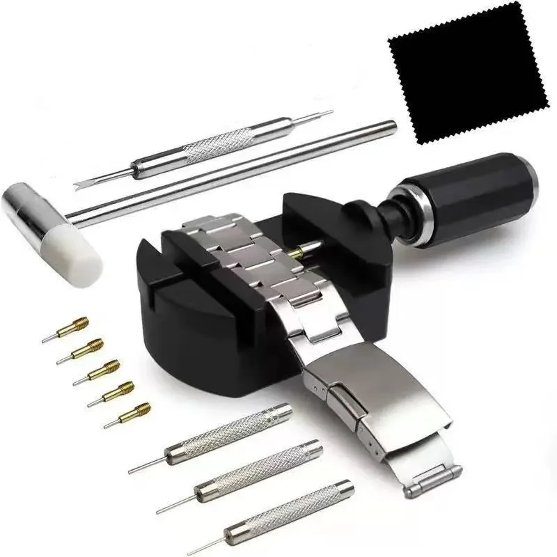 Watch Repair Tool Kit, Watch Band Adjuster, Link Remover, Strap Regulator, Disassembly Tool Set