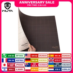 WUTA New Fabric Cutting Mat, Leather Cutting Board A1 A2 A3 A4 A5 Professional Self Healing Quality Double-Sided  Craft Tool Set