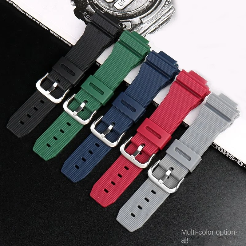 

16MM Rubber Strap for Casio G-SHOCK Series GA2100 GM2100 GM-2100 DW5600 GA 2100 DW6900 Quick Release Waterproof Sport Watch Band