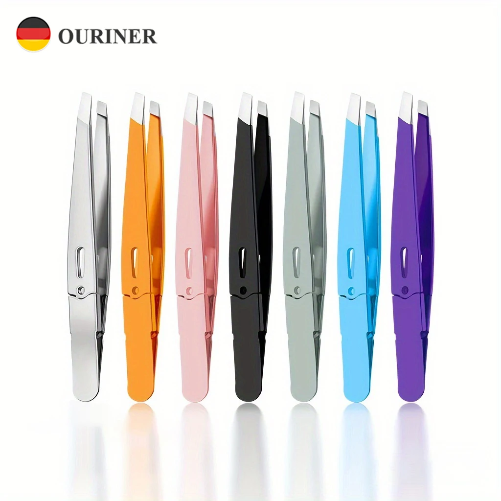 Precise Eyebrow Hair Removal Tweezers Stainless Steel Eyelash Clip Lash Tweezer Set Eyebrow Forceps Tip Makeup Tools
