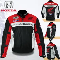 New summer Honda jacket men's and women's breathable mesh motorcycle jacket anti fall and wear-resistant HRC riding suit