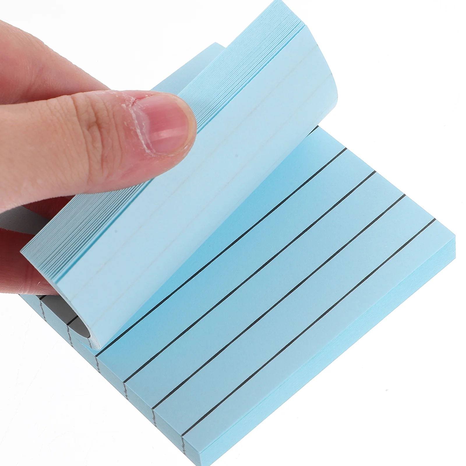 

20pcs Memo Pads Small Notepads Tearable Paper Colored Lines Planner Students Office Workers Practical Gifts