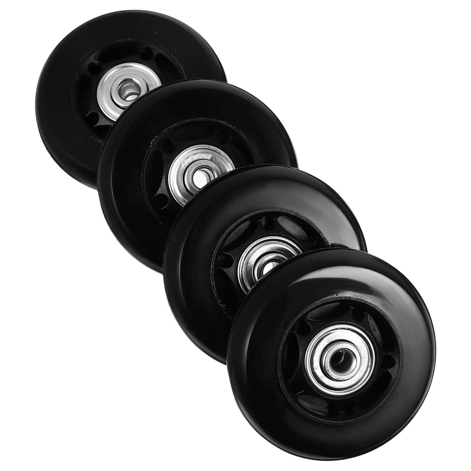 

4pcs Rubber Caster Wheels Durable Travel Luggage Replacement Parts Universal Trolley Case Repair Accessories Suitcase Wheel