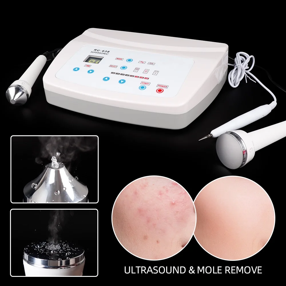 3-IN-1 Ultrasonic Facial Machine Spot Freckle Removal Pen Anti Aging Ultrasound Face Body Massager Anti-Wrinkle Lifiting Skin