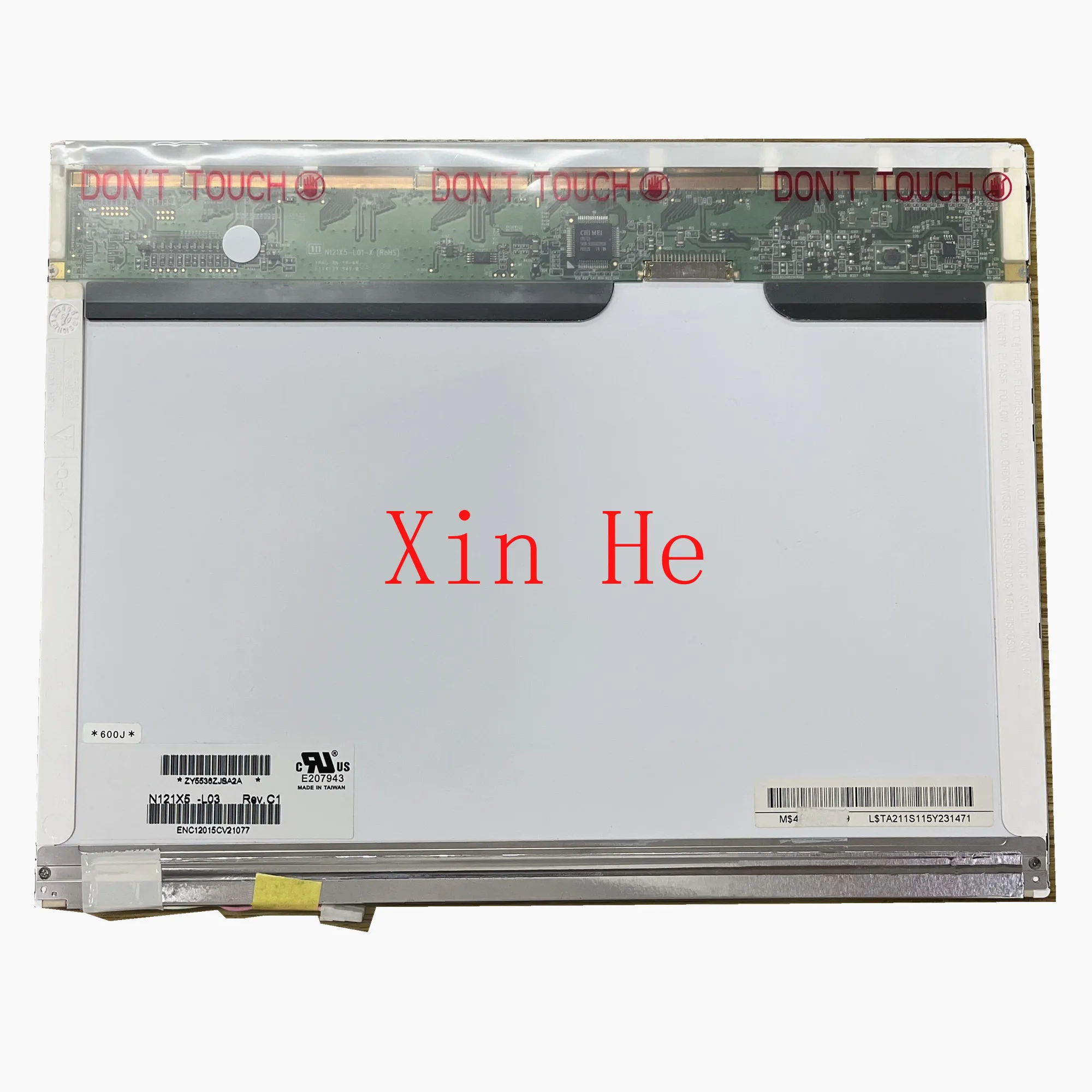 12.1'' LCD Screen N121X5-L02 N121X5-L01 L03 L04 L06 N121X4-L01 HT121X01-101 Panel Matrix 1024*768 LVDS 20 PINS