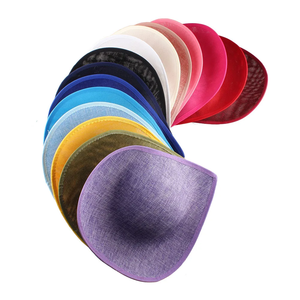 

30*27 CM DIY Heart Shape Base of Fascinator Hat, Sinamay Kentucky Derby Mesh Hat Headwear