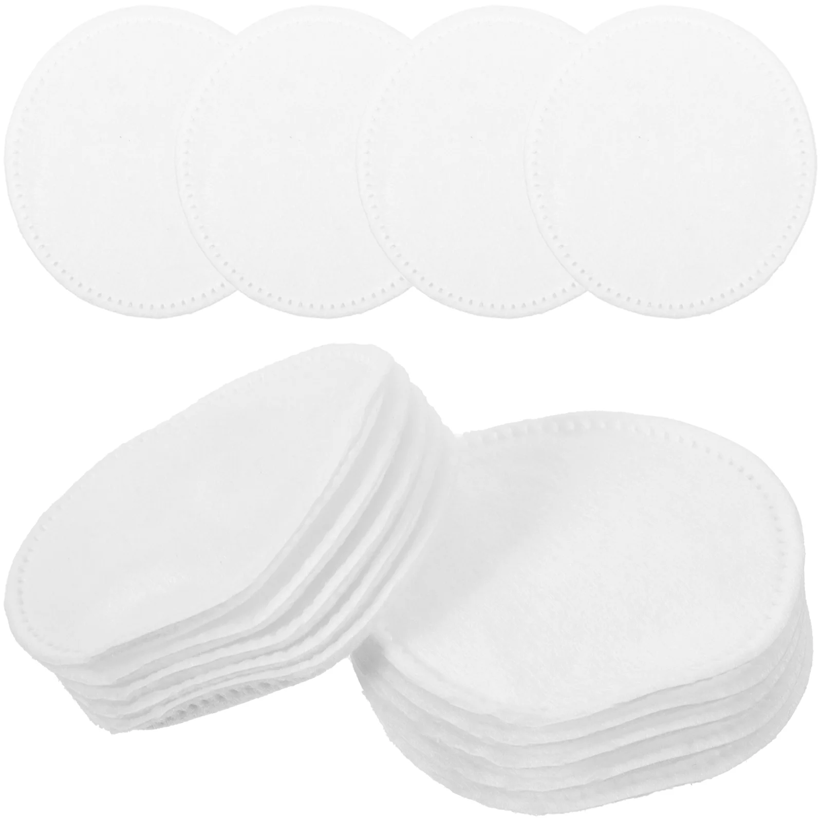 200 Pcs Portable Cotton Pads for Face Makeup Cleansing Skin-friendly Rounds Facial