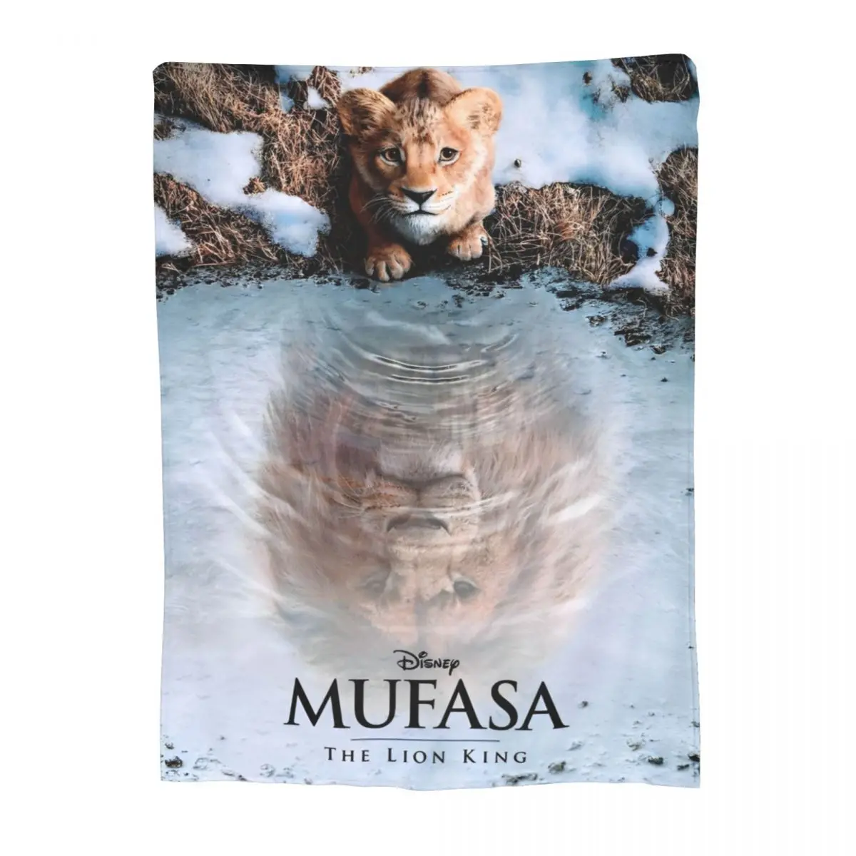 Mufasa The Lion King Blanket Adventure Musical Animated Plush Novelty Warm Throw Blanket for Chair Covering Sofa Decoration