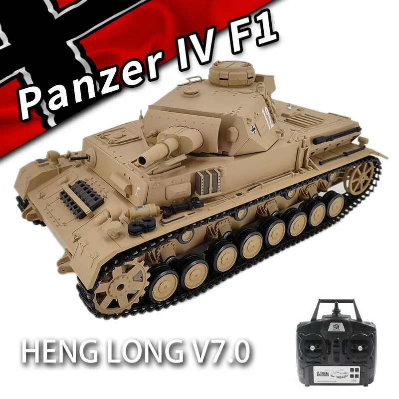 New Henglong 3858-1 Medium-sized Modern Combat Main Battle Remote Control Competitive Tank Vehicle Simulation Track Model Tank