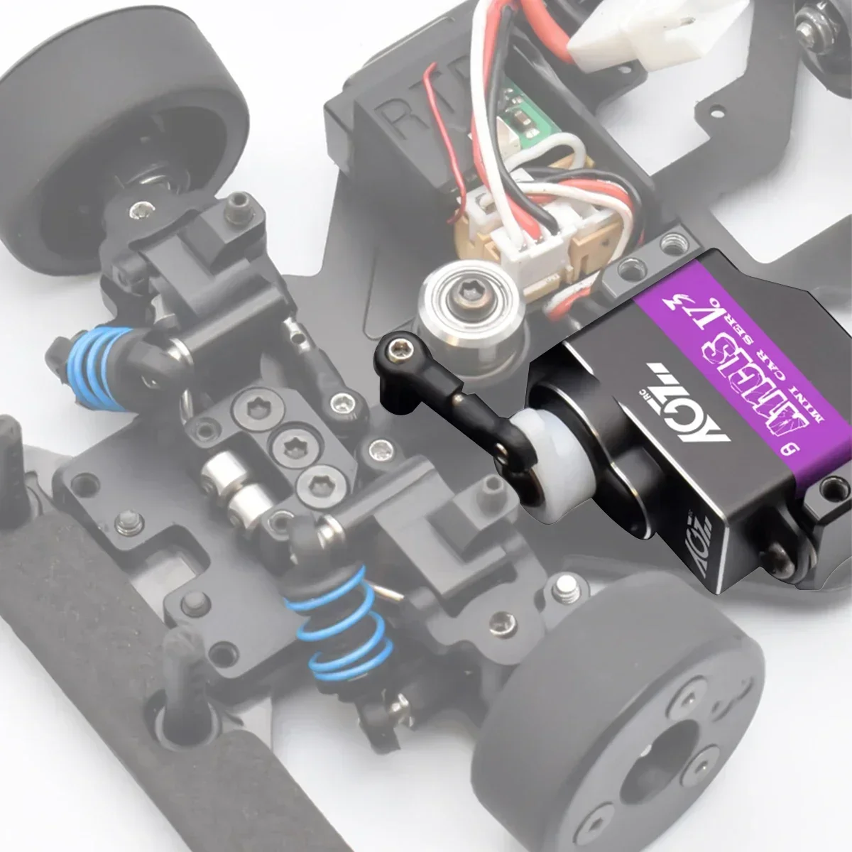 AGFRC A11CLS V3 Racing Drift Kit Gyro Programmable Servo Super Speed 1.4KG Micro Servo For 1/28 1/24 1/18 RC Mini Z D Q Cars