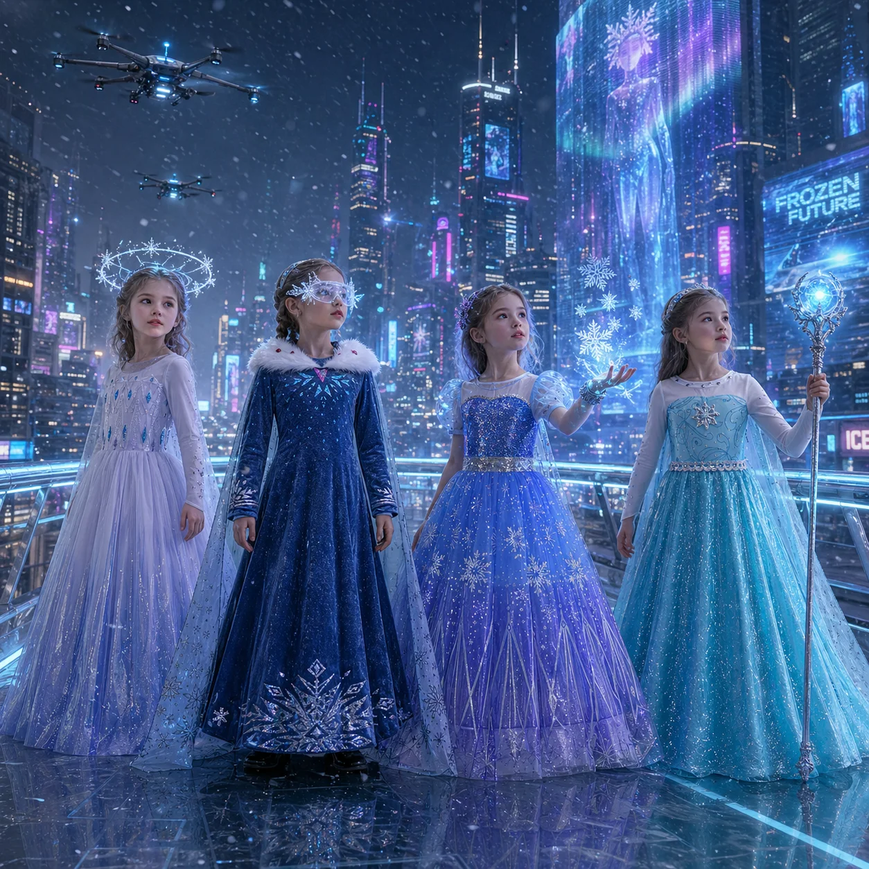 Vestido de Princesa Elsa Anna Frozen con Lentejuelas para Niñas, Disfraz de Carnaval, Fiesta de Cumpleaños, para Niñas de 2 a 8 Años, Regalos de Cumpleaños