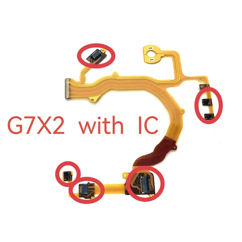 เหมาะสําหรับ Canon G7X2 เลนส์ด้านหลัง Flex Cable มอเตอร์ Flex Strap ใช้งานง่ายกับ IC