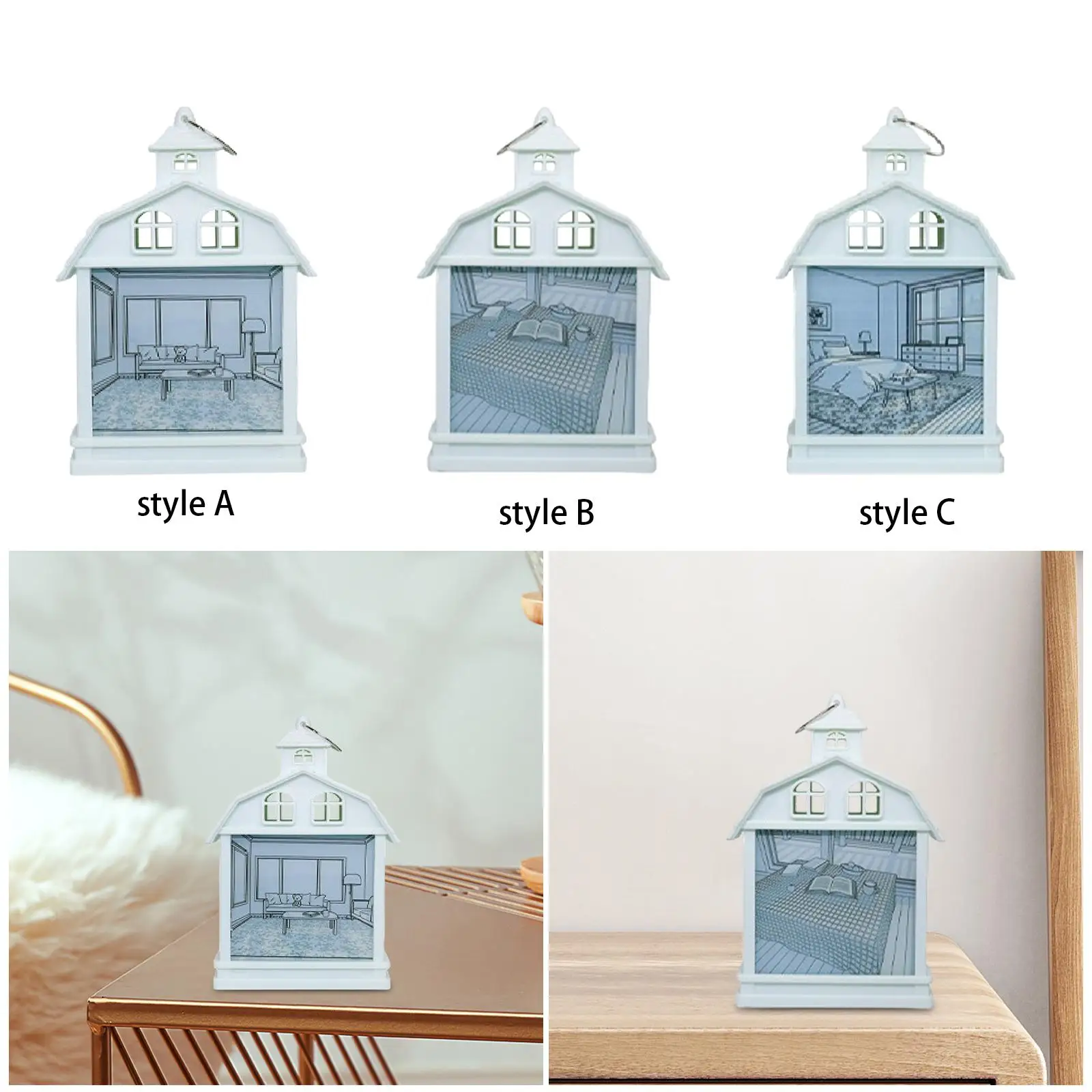 

Painting Decor with Light Modernist Painting Atmosphere Lighting for NightStand Bedroom Office Decoration Home Room Living Room