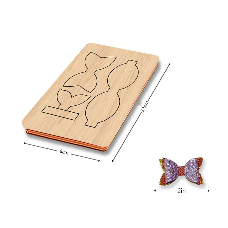 Многослойная сборочная зажим для волос MN55, деревянная пресс-форма для большинства машин