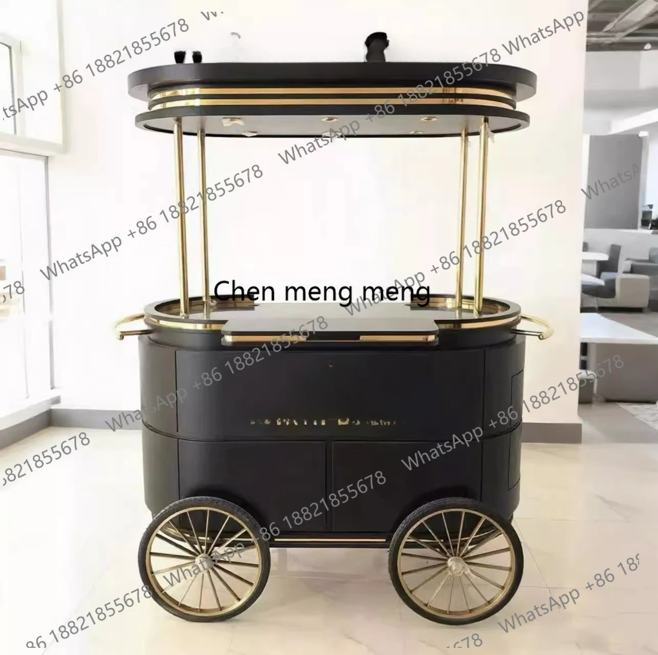Hotel display car Commercial sales car High-end restaurant product drainage car, promotional vehicle