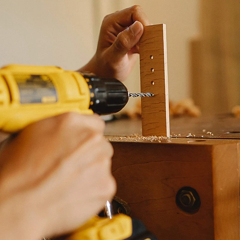 Набор сверл ABXF-титанового металла для стали, дерева, пластика, меди, алюминия с футляром для хранения, 1/16-3/8 дюйма, 99 шт.