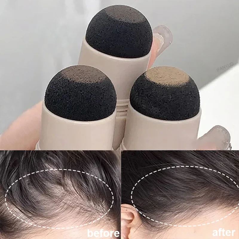 Hairline Refill Waterproof Instantly Black Root Cover Up Natural Hair Filling in Hair Line Shadow Powder Hair Concealer Coverage