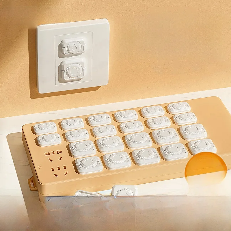 

Baby Safety Shock Protection Cover Switch Socket Child Proof Anti Shock Cover for Baby Protection