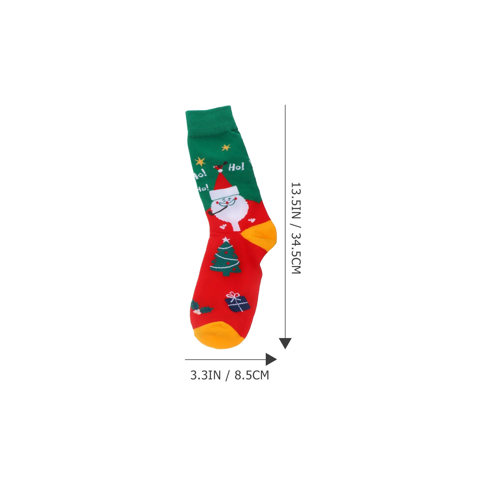 

5Pairs Christmas Socks Cotton Warm Middle Tube Cartoon Colorful Winter Socks Best Christmas Gift Decorative Stockings