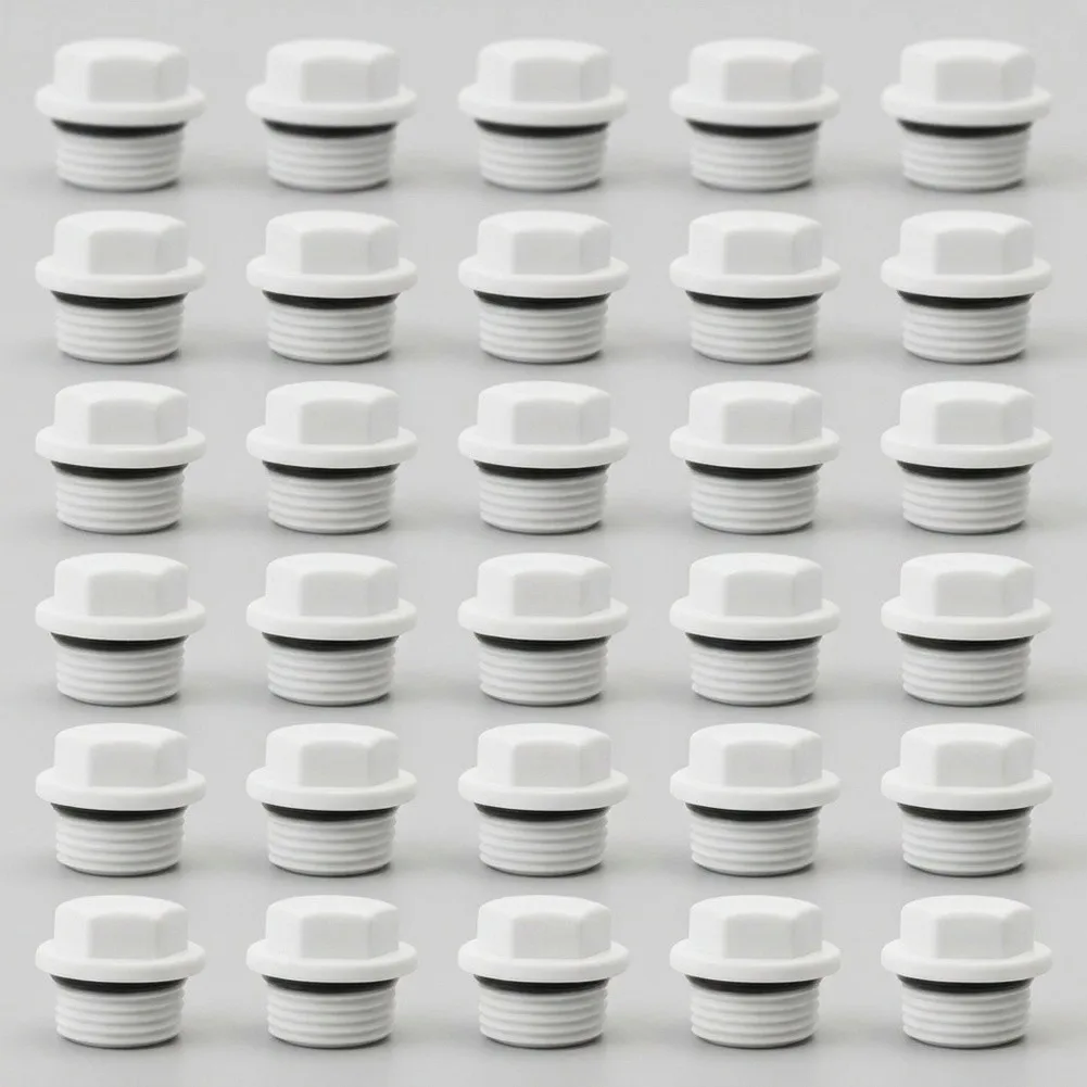 30 Pcs Sealing Cap for Water Pipe and Irrigation Systems Supporting Standard Pipe Thread Sizes Without Adhesives