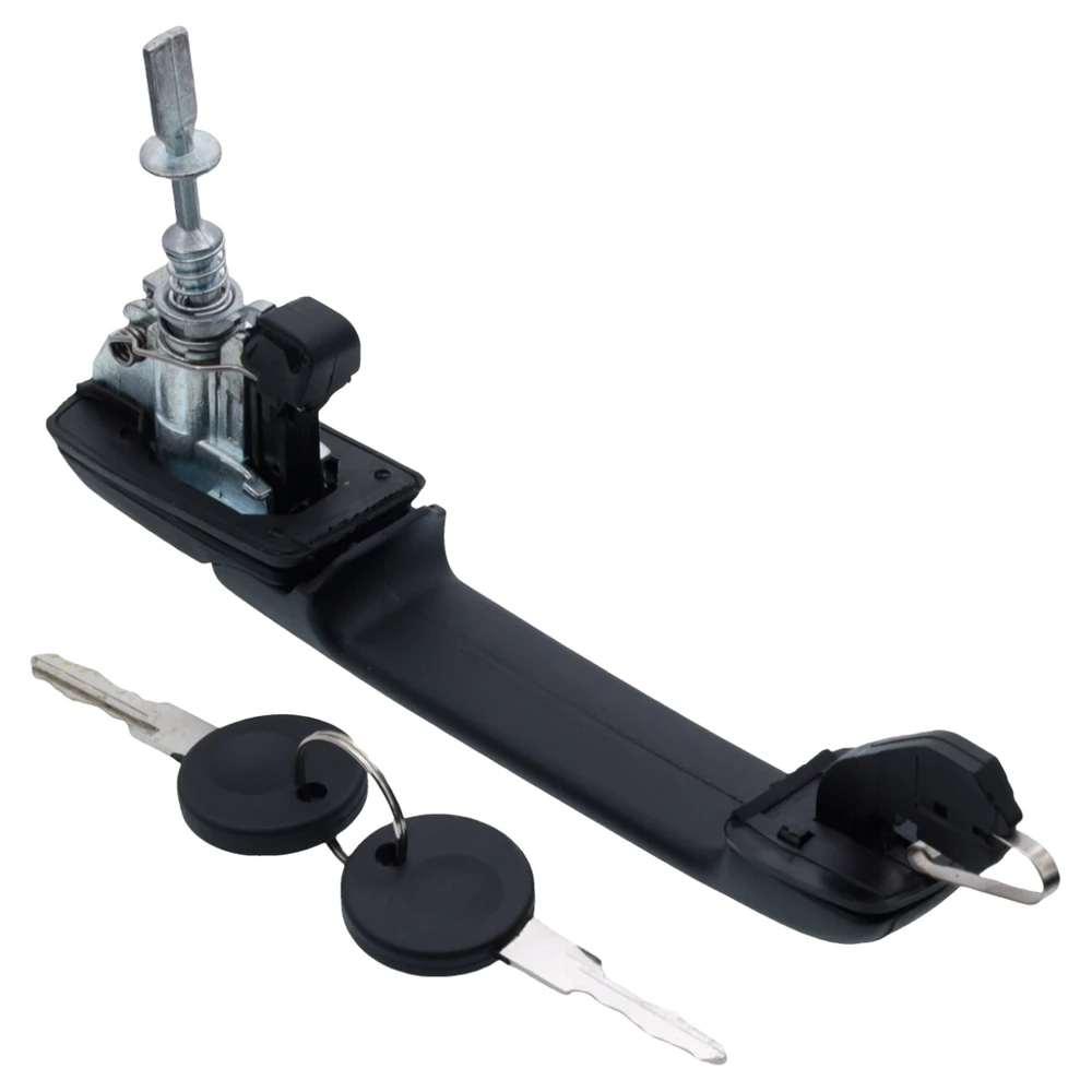 1 قطعة مقبض باب خارجي أمامي جديد أسود مع مفاتيح LH=RH 1993-1998 للجولف #1