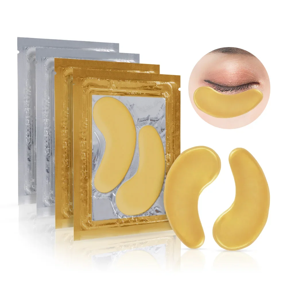 20 Pcs Crystal Collagen Gold Eye Mask Anti-Aging Dark Circles Acne Beauty Patches For Eye Skin Care Cosmetics