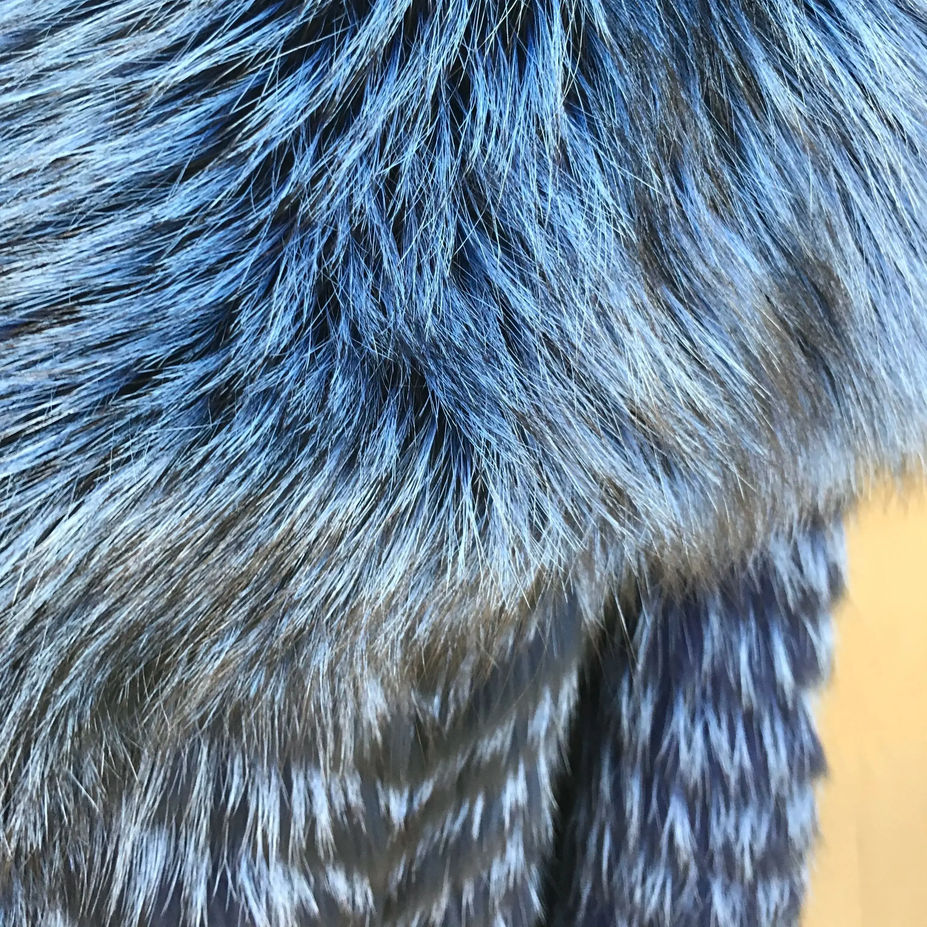 진짜 천연 여우 모피 코트 스트라이프 여성 멀티 컬러 우아한 고급스러운 실버 폭스 블루 골드 컬러 2023 가을 겨울 B230601