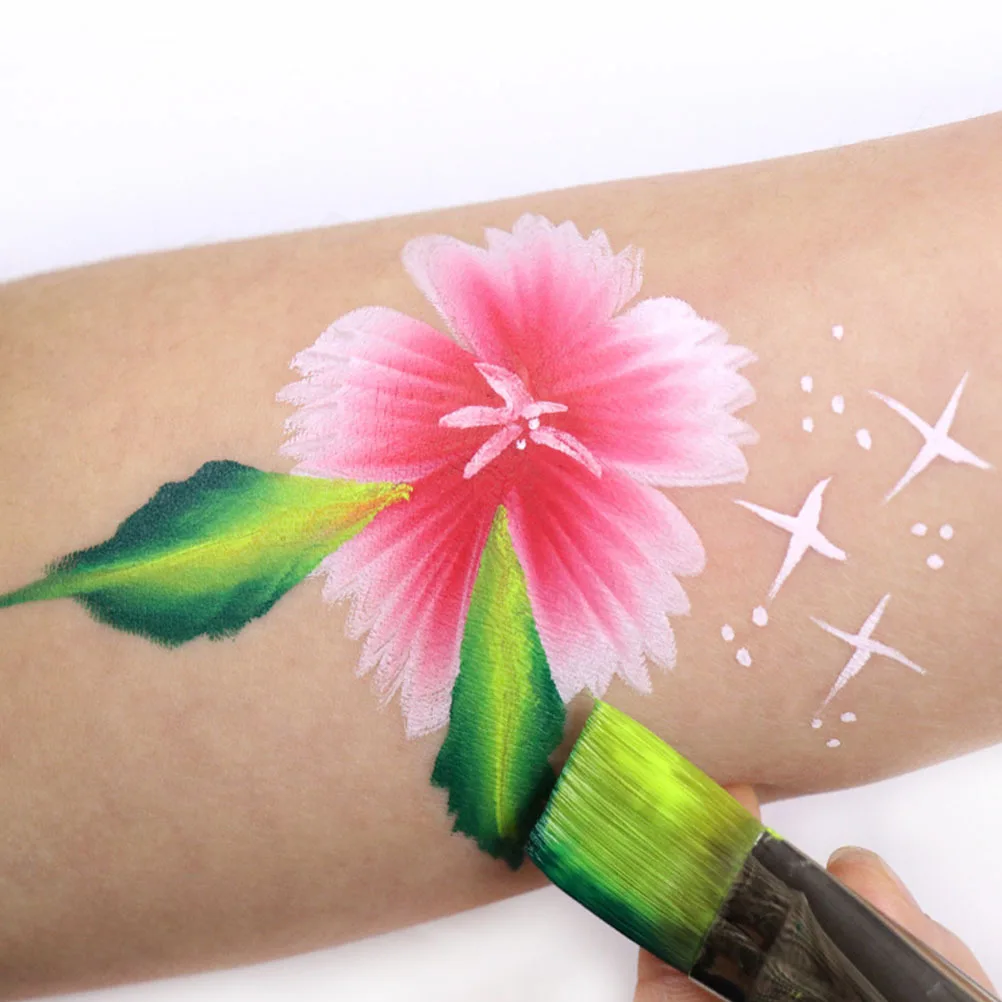 1 Box wasserlösliches Körperbemalungspigment, Farbsortiment, Halloween-Make-up, Gesichtsbemalung, sanftes, langlebiges Pigment