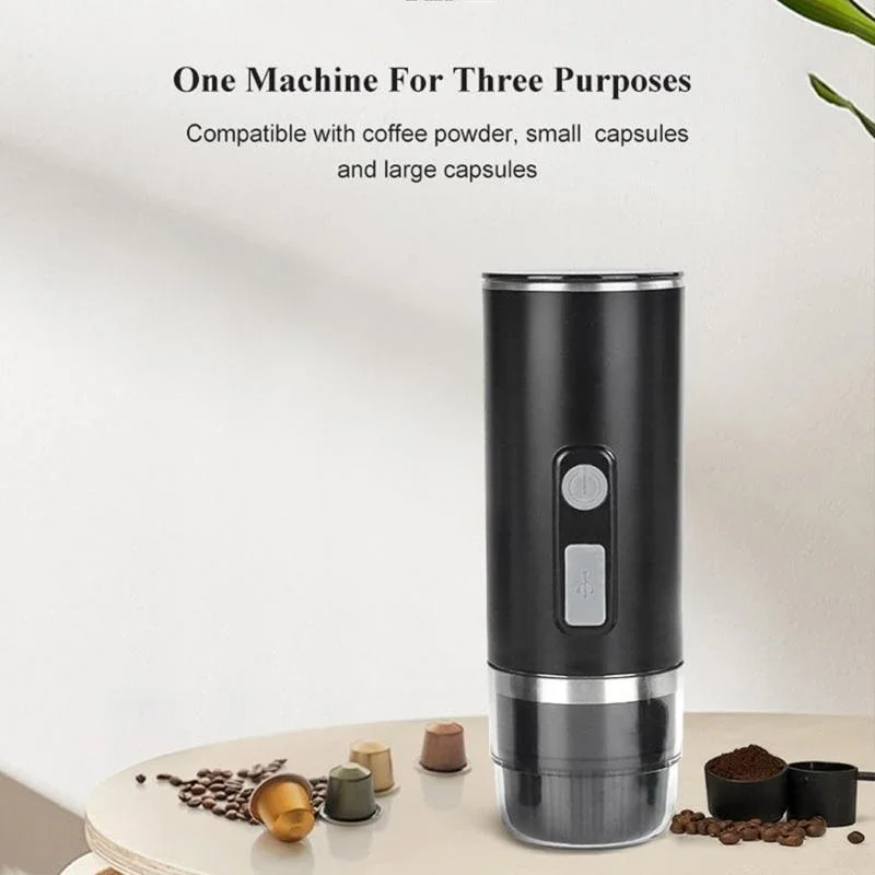 Neue tragbare Kaffee maschine voll automatische Espresso maschine Kapsel Kaffee maschine Größe Kapsel Kaffeepulver Universal