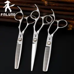 Fnlune 6.0 6.5 Inch Professional Hairdressing Scissors Salon Barber Accessories Haircut Thinning Shear Hairdresser'S Scissors