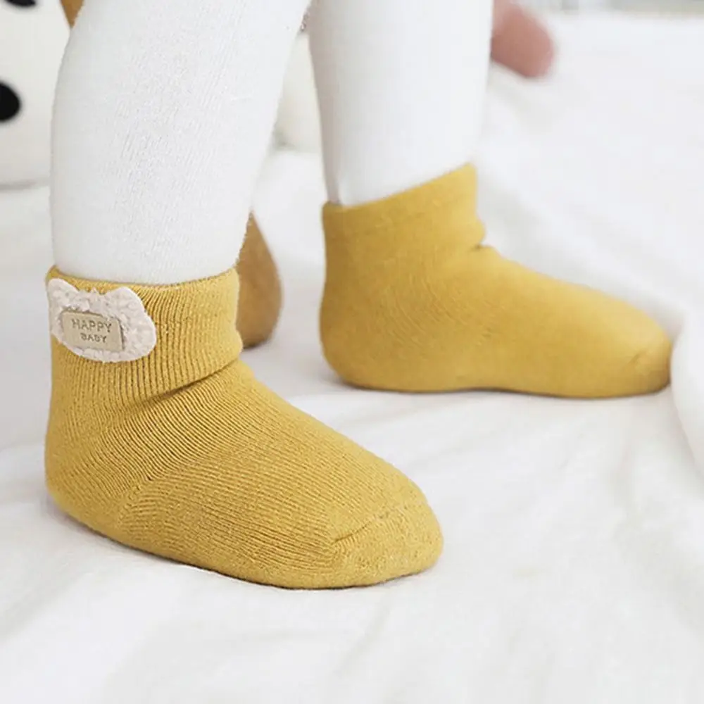 New Cotton Baby Warm Socks Soft Thickened Cotton Terry Socks Warm Toddler Socks Infant Toddler