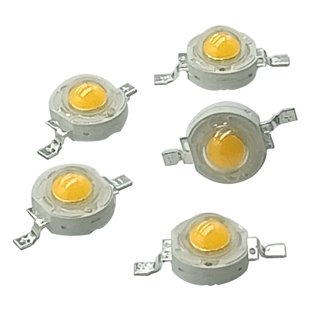 3 Colors x 30 pcs 1W 3W LED Chip Epistar High Power Lamp Beads 3V 3.2V-3.6V 4000K  6000K 595-600NM