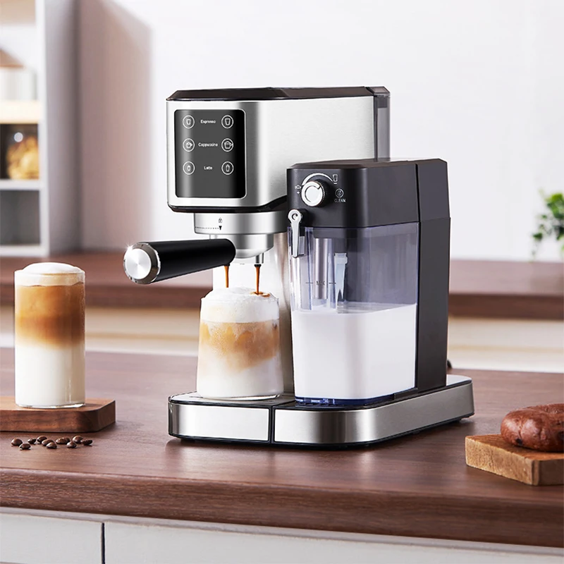 CM5120 Semi - automatic Coffee Machine Espresso Machine Built - in Milk Frother Digital Touchscreen Quick - Heat Stainless Steel