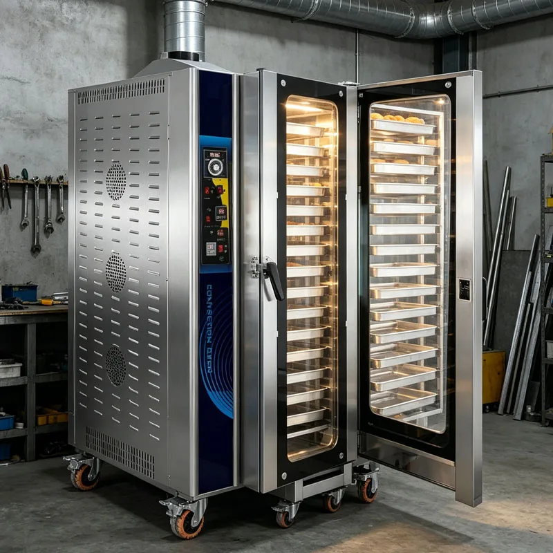 Commercial Bakery Oven Electric Hot Air Circulation Oven with Stainless Steel Chamber Customized