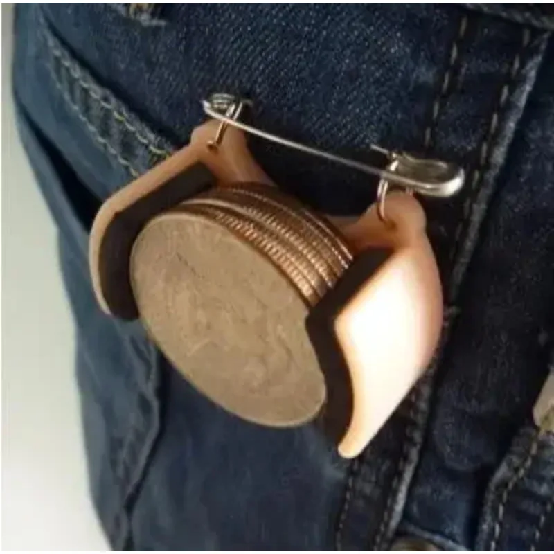 Coin Clip/ Coin Dumper Close Up Magic Coin Magic Stage Magic Magia Magie Magicians Props Accessories