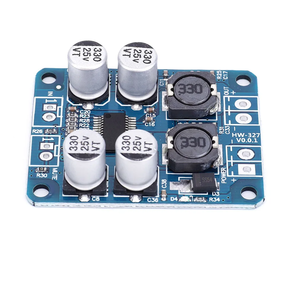 TPA3118 PBTL Mini Power Amplify Circuit Mono Channel Digital Stereo Amplifier Module 1x60W DC8-24V for 4-8 Ohms Speaker