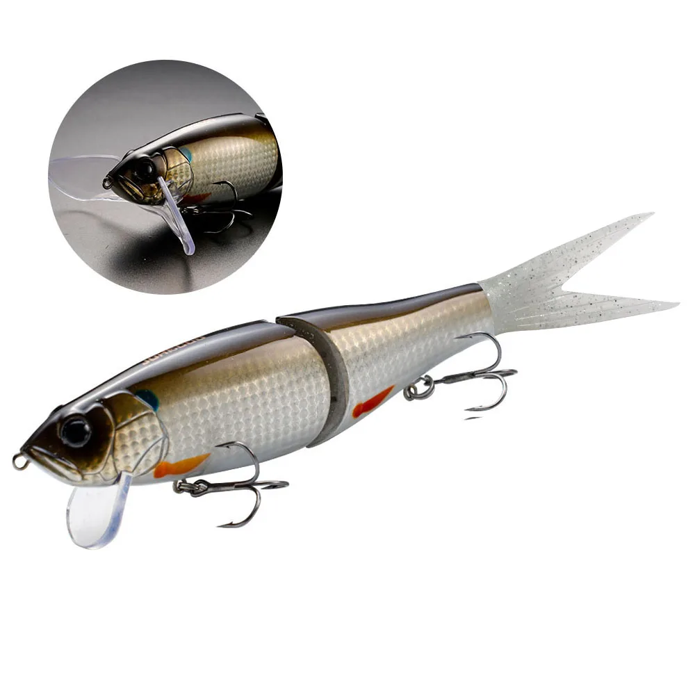 Angelköder zum Schwimmen, Köder, 21 cm, 64 g, Raubtier-Angelköder, Minnow, schwimmender großer Köder für Hechtbarsch, hohe Qualität