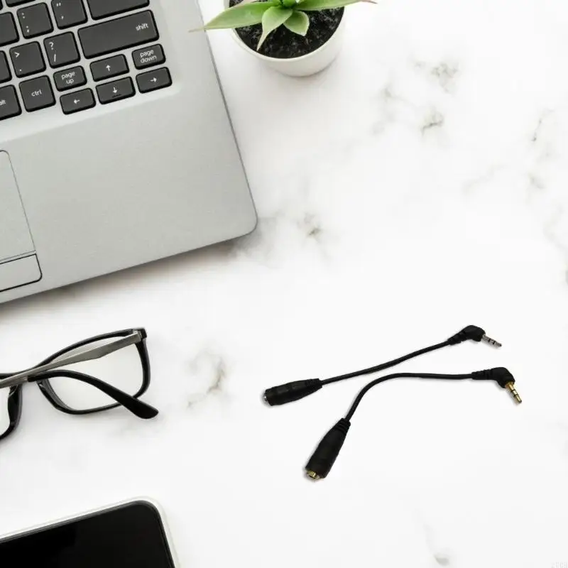 270b 14см Прямой угол от 2,5 мм мужского до 3,5 мм самки звуковых преобразователей для ПК для ПК