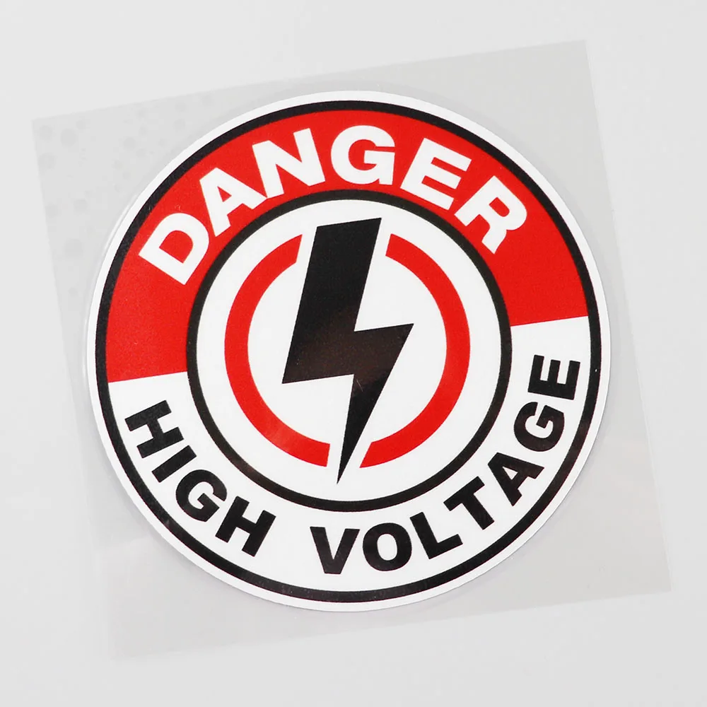 M518# Waterproof Danger High Voltage PVC Decal Car Stickers  Vinyl Decal Car Accessories Decor Pegatinas Para Coches