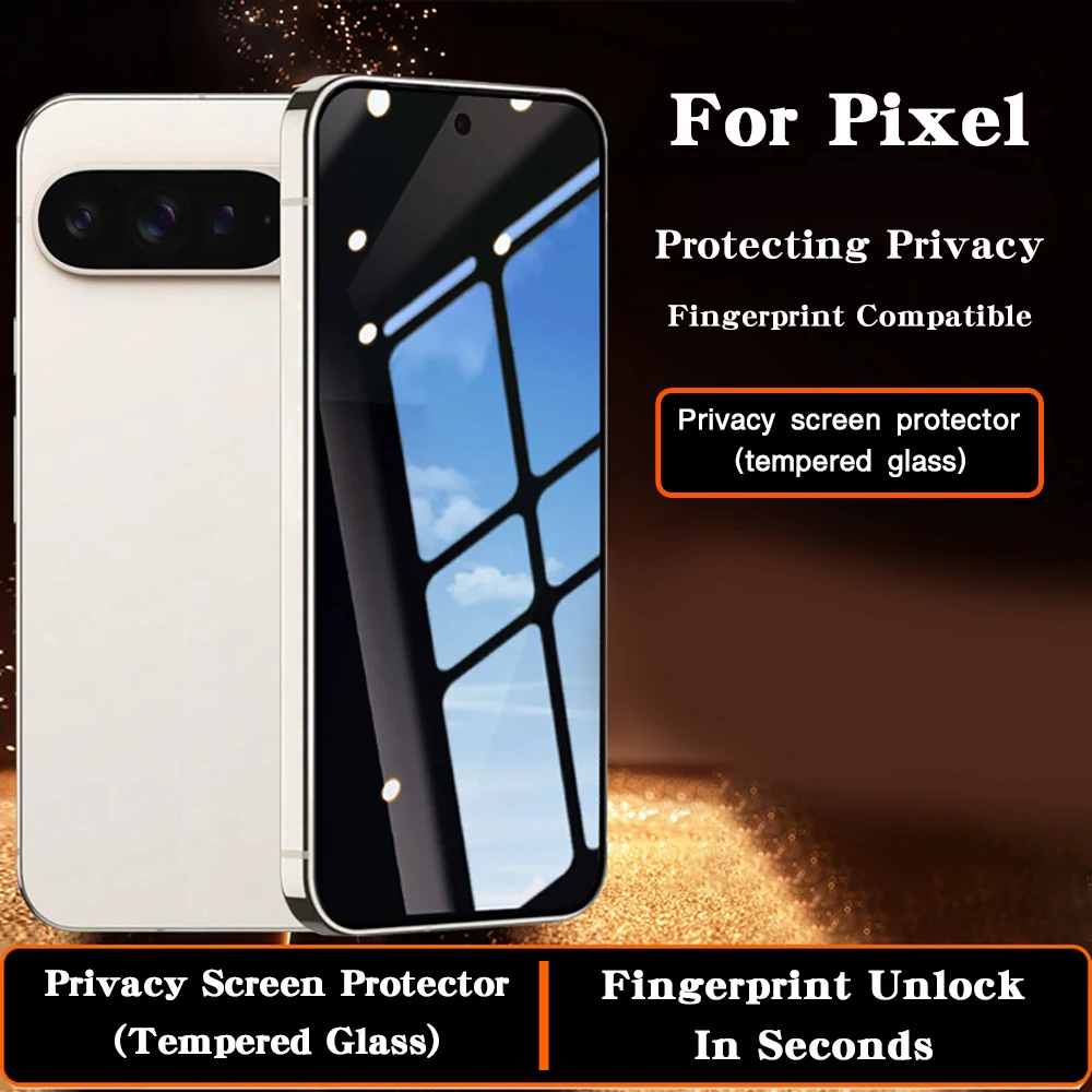 1-3Pcs For Google Pixel 9a 9 Pro XL 8 8A 7 7A 6 4G 5G Screen Protector Fingerprint Toughened Glass Accessories Easy Installation view 2