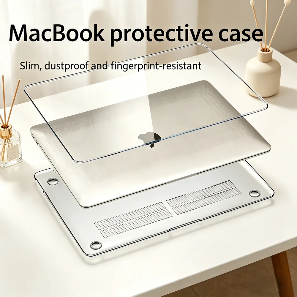 Crystal clear MacBook Pro/Pro Retina Protective Case,for MacBook Pro/Pro Retina 15.4 A1398A1707A1990A1286,Laptop Cover