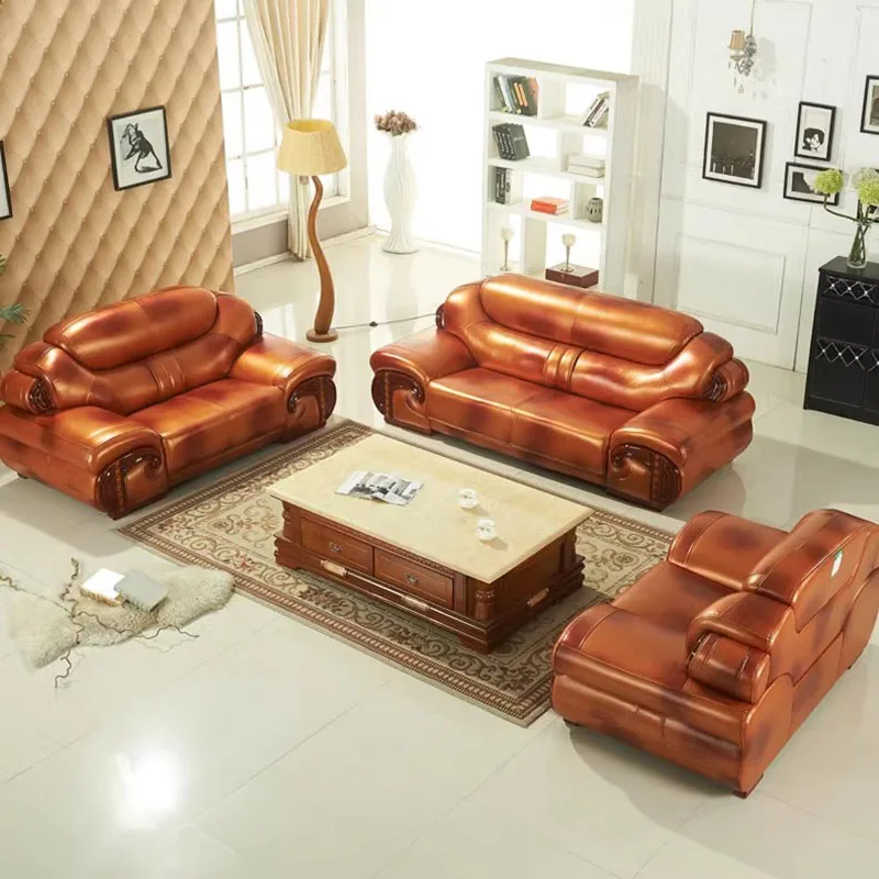 

Recliner Designer Living Room Sofa European Genuine Leather Relaxing Modern Sofa Arm Floor Muebles Para El Hogar Home Furniture