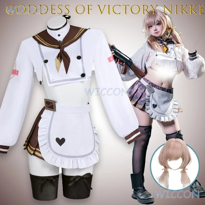 

Anime Game Character GODDESS OF VICTORY NIKKE Brid Cosplay Costume FullSet Official Nikke Victory Goddess Outfit Halloween Party