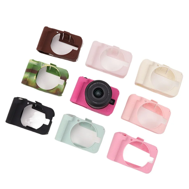 R50V Silicone Armor Skin Camera Case Body Cover Protector for Canon EOS R50V Digital Camera