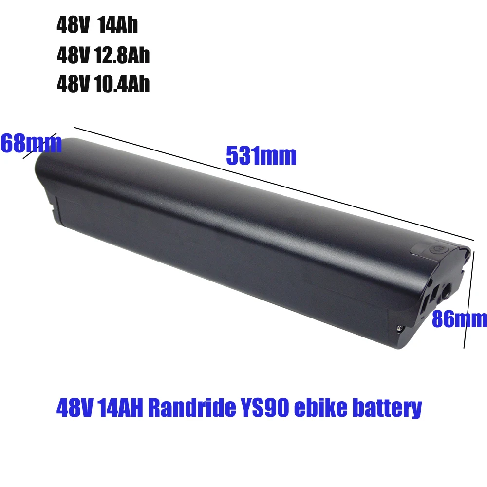 Randride YS90 Ebike Battery ALX058-16 48V 13.6Ah 14Ah 10Ah 12Ah 36V 10.4Ah 14Ah for Randride Bike YS90 Battery with Charger