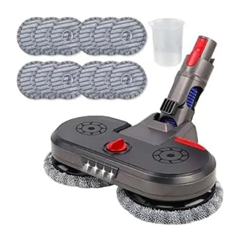 

TFORU-Electric Mop Attachment For Dyson V7/V8/V10/V11/V15 Vacuum Cleaner With Water Tank Washable Mop Pads