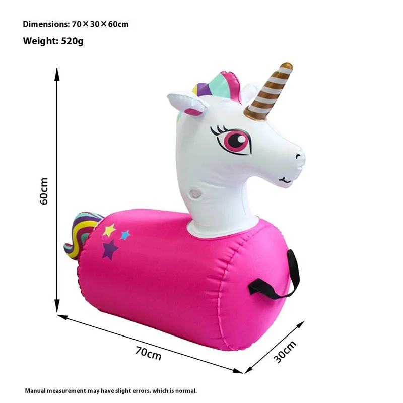 ‌ Inflatable Jumping Horse ‌   For Kids&Adults Simulation Green Dinosaur Riding Toys Home Outdoor Interactive Sport Toy
