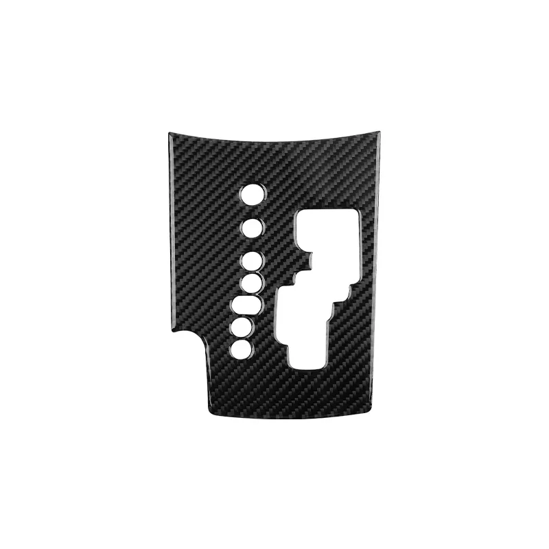 For 06-13 Toyota Old RAV4 Rongfang Gear Panel Interior Accessories Real Carbon Fiber Decorative Stickers