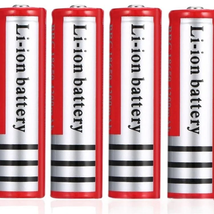 Batterie Lithium-ion Rechargeable 4800mAh 18650, 3.7V, avec pointe supérieure, cellule d'alimentation haute capacité pour lampe frontale/Vape/jouets, 6 pièces