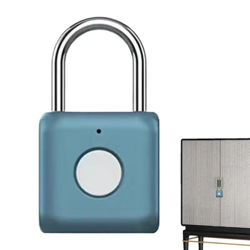 

Waterproof Intelligent Lock For Locker Keyless Thumbprint Padlock Smart Padlock With Keyless Biometric For Bookcase Suitcase